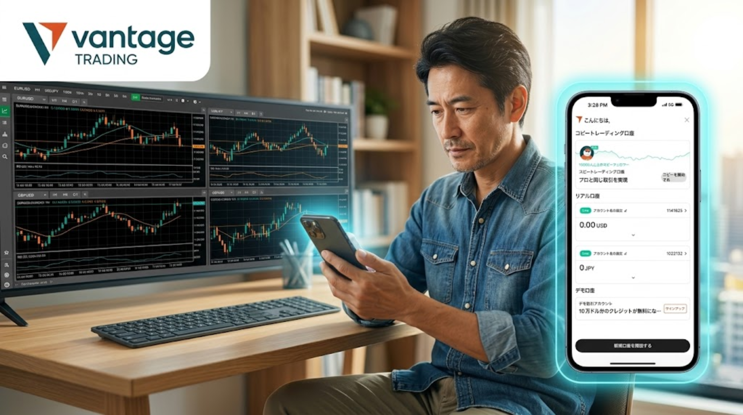 Vantageマイページでのコピートレード口座開設手順