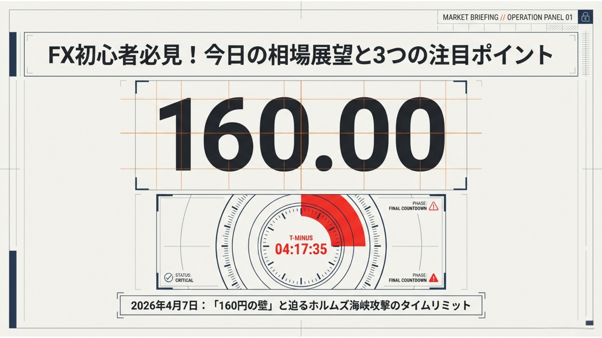 160.00の壁とカウントダウン