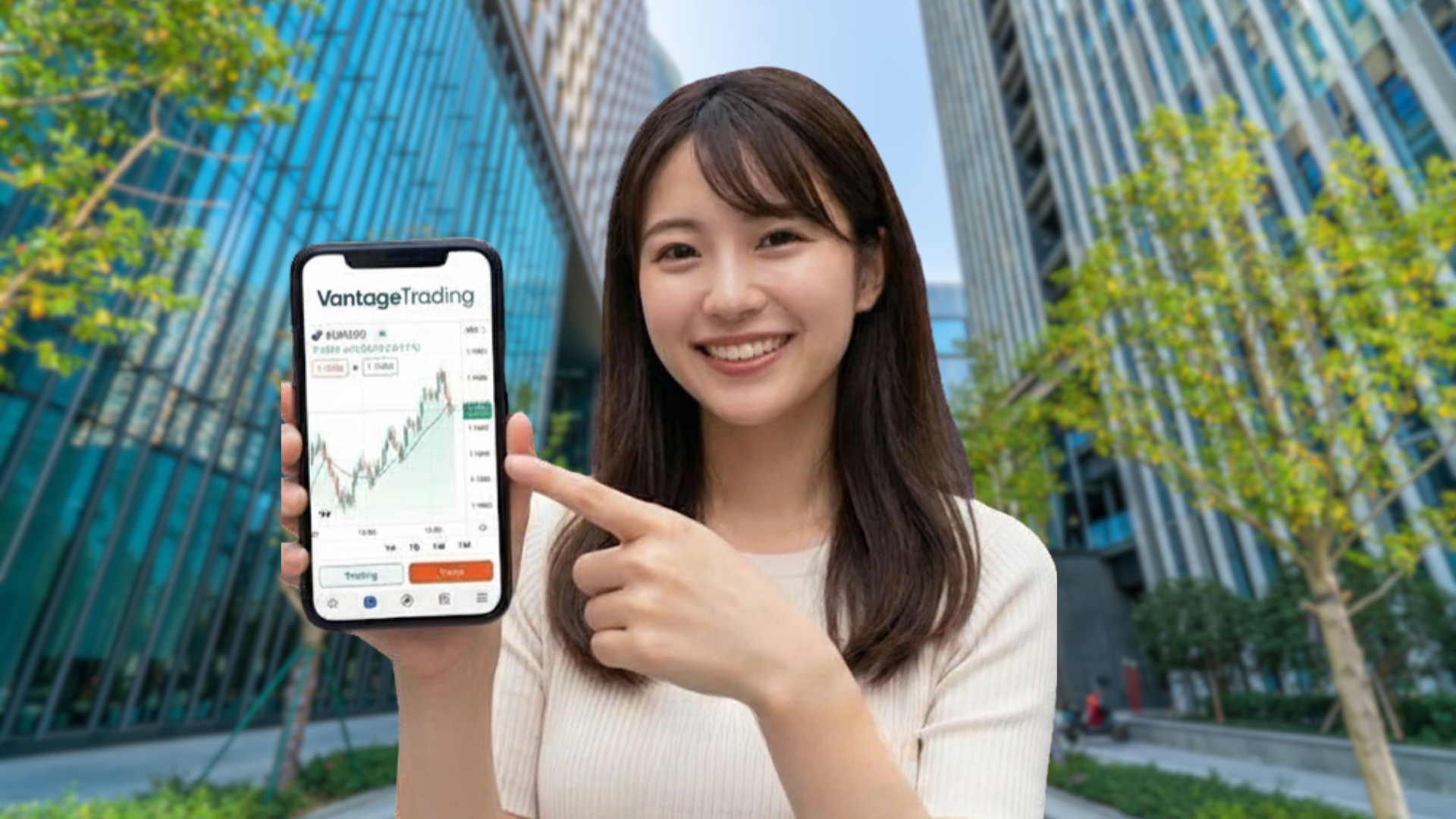 Vantage Trading公式アプリの画面イメージ